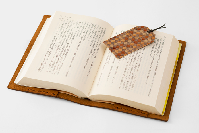 るちゑ ブックマーク 寄木 ダークブラウン
