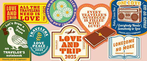 【TFA】LOVE AND TRIPをテーマにした2025年ダイアリーを発売いたします！
